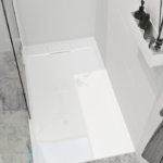 Zitta Liss 60 x 32-Inch Left Drain Alcove Shower Base Glossy White B6032LREG1BUL