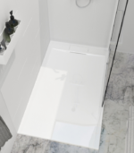 Zitta Liss 60 x 32-Inch Right Corner Shower Base Glossy White B6032LREG1RI