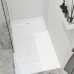 Zitta Liss 60 x 36-Inch Custom Shower Base Glossy White B6036LREG1CU