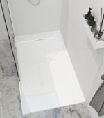 Zitta Liss 60 x 36-Inch Custom Shower Base Glossy White B6036LREG1CU