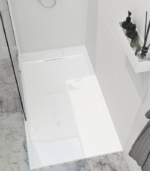 Zitta Liss 60 x 36-Inch Left Corner Shower Base Glossy White B6036LREG1LE