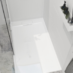 Zitta Liss 72 x 36-Inch Custom Shower Base Glossy White B7236LREG1CU