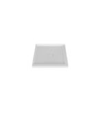 Zitta Magnetic Cover Cap Tray 36 x 36-Inch Corner Acrylic Shower Base White