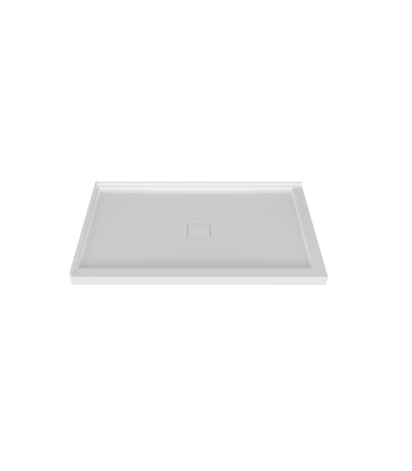 Zitta Magnetic Cover Cap Tray 42 x 36-Inch Left Wall Acrylic Shower Base White - Image 2