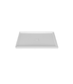 Zitta Magnetic Cover Cap Tray 48 x 32-Inch Left Wall Acrylic Shower Base White