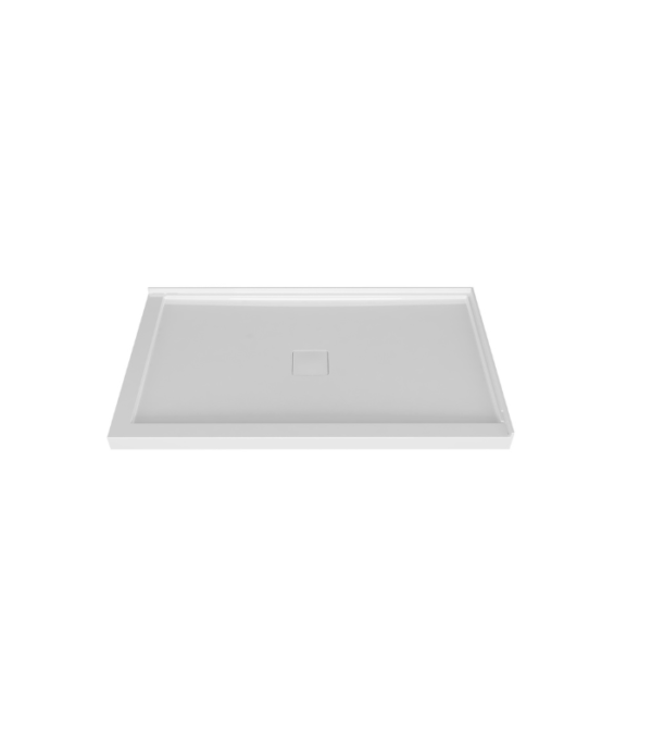 Zitta Magnetic Cover Cap Tray 48 x 32-Inch Right Wall Acrylic Shower Base White - Image 2