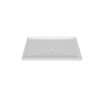 Zitta Magnetic Cover Cap Tray 48 x 36-Inch Left Wall Acrylic Shower Base White