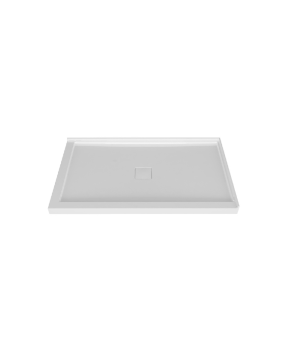 Zitta Magnetic Cover Cap Tray 48 x 42-Inch Right Wall Acrylic Shower Base White - Image 2