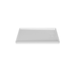 Zitta Magnetic Cover Cap Tray 60 x 32-Inch Right Drain Alcove Acrylic Shower Base White