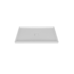 Zitta Magnetic Cover Cap Tray 60 x 32-Inch Alcove Acrylic Shower Base White
