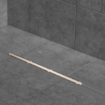 Zitta Mini 24-Inch Stainless Steel Minimalist Shower Drain Kit AD2401MIZB16
