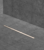 Zitta Mini 24-Inch Stainless Steel Minimalist Shower Drain Kit AD2401MIZB16