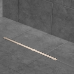 Zitta Mini 26-Inch Stainless Steel Minimalist Shower Drain Kit AD2601MIZB16