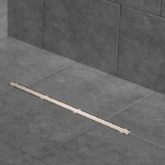 Zitta Mini 30-Inch Stainless Steel Minimalist Shower Drain Kit AD3001MIZB16