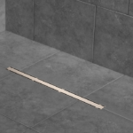 Zitta Mini 36-Inch Stainless Steel MinimaliZitta Mini 36-Inch Stainless Steel Minimalist Shower Drain Kit AD3601MIZB16st Shower Drain Kit AD3601MIZB16