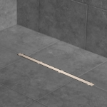 Zitta Mini 60-Inch Stainless Steel Minimalist Shower Drain Kit AD6001MIZB16