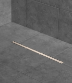 Zitta Mini 60-Inch Stainless Steel Minimalist Shower Drain Kit AD6001MIZB16