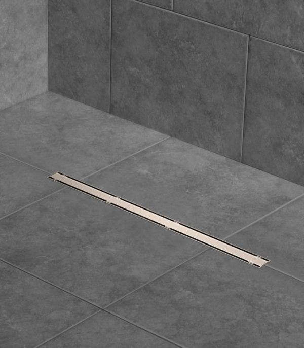 Zitta Mini 60-Inch Stainless Steel Minimalist Shower Drain Kit AD6001MIZB16 - Image 2
