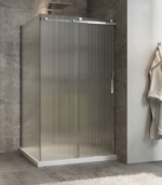 Zitta Minia Fluted Shower Door Right Door Right Wall 48 x 32-Inch - Image 2