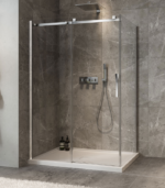 Zitta Minia 54 x 32-Inch Sliding Return Shower Door, Left Wall, Right Door - Image 2