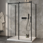 Zitta Minia 54 x 32-Inch Wall Mount Sliding Shower Door