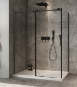 Zitta Minia 60 x 32-Inch Sliding Return Shower Door, Left Wall, Right Door - Image 2