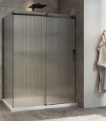 Zitta Minia Right Door Right Wall Fluted Shower Door 60 x 32-Inch - Image 2