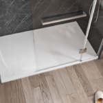 Zitta Moon 60 x 32-Inch Left Drain Alcove Shower Base Glossy White B6032MREG1BUL