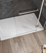 Zitta Moon 60 x 32-Inch Left Drain Alcove Shower Base Glossy White B6032MREG1BUL