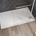 Zitta Moon 60 x 32-Inch Right Drain Alcove Shower Base Glossy White B6032MREG1BUR