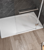 Zitta Moon 60 x 32-Inch Right Drain Alcove Shower Base Glossy White B6032MREG1BUR
