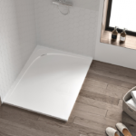 Zitta Moon 60 x 32-Inch Shower Base Glossy White Wall B6032MREG1WAL