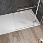 Zitta Moon 60 x 36-Inch Shower Base Glossy White Right B6036MREG1BUR
