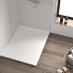 Zitta Moon 60 x 36 Shower Base Resin Glossy White Right B6036MREG1RIL