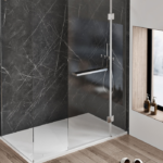 Zitta Nezio 36 x 96-Inch Aluminum Wall Black Marble M36963A03ZM