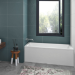 Zitta Sala I 60 x 32-Inch Acrylic Alcove Skirt Bathtub Glossy White Left Drain 5 1/2-Inch Rough-In TL16032TAFL1