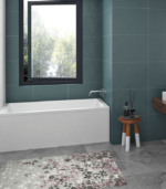 Zitta Sala I 60 x 32-Inch Acrylic Alcove Skirt Bathtub Glossy White Right Drain 5 1/2-Inch Rough-In TL16032TAFR1