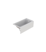 Zitta Sala I 60 x 32-Inch Acrylic Alcove Skirt Bathtub Glossy White Right Drain 5 1/2-Inch Rough-In TL16032TAFR1 - Image 2