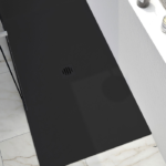 Zitta Slate Custom Shower Base Stone Powder Multiple Finishes 48 x 32-Inch