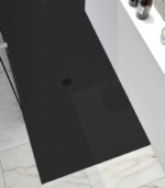 Zitta Slate Rear Wall Shower Base Stone Powder Multiple Finishes 54 x 36-Inch - Image 7