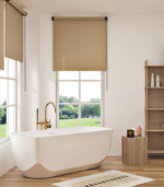 Zitta Vox 63 x 29 1/2 x 23 5/8-Inch Acrylic Freestanding Bathtub Glossy Matte White - Image 3