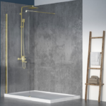 Zitta Walk-In 36-Inch Alcove Fixed Shower Screen Clear Glass Multiple Finishes