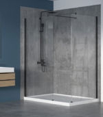 Zitta Walk-In 42 x 36-Inch Corner Fixed Shower Screen Clear Glass Multiple Finishes - Image 4