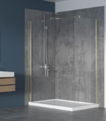 Zitta Walk-In 36 x 36-Inch Corner Fixed Shower Screen Clear Glass Multiple Finishes
