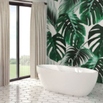 Zitta Wave 2.0 66 5/16 x 33 1/2 x 23 1/8-Inch Acrylic Freestanding Bathtub Glossy Matte White