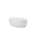 Zitta Wave 2.0 66 5/16 x 33 1/2 x 23 1/8-Inch Acrylic Freestanding Bathtub Glossy Matte White - Image 2