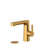 Riobel Nibi Single Handle Lavatory Faucet With Side Handle — Brushed Gold