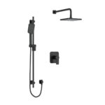 Riobel Fresk Shower Kit 323 Trim — Black