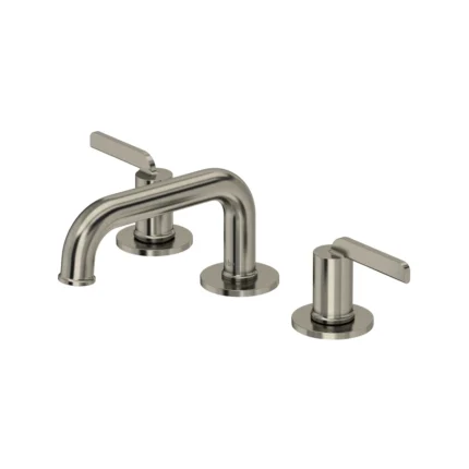 Riobel Authentica Widespread Lavatory Faucet With Low Spout — Brushed Nickel
