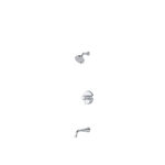 Riobel Momenti Shower Kit 4744 Trim — Chrome